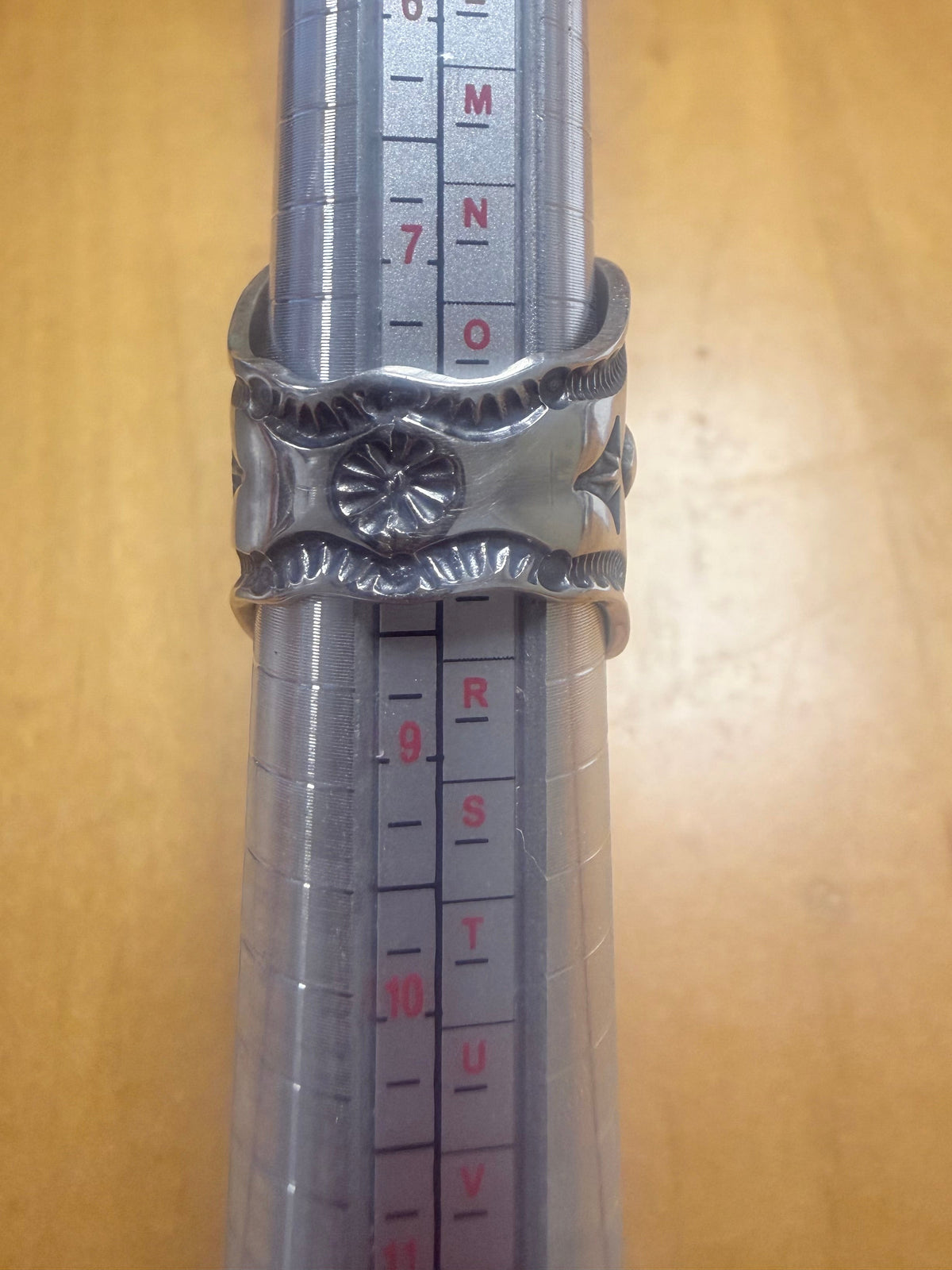Sunshine Reeves Sterling Silver Cigar Band Stamped Ring