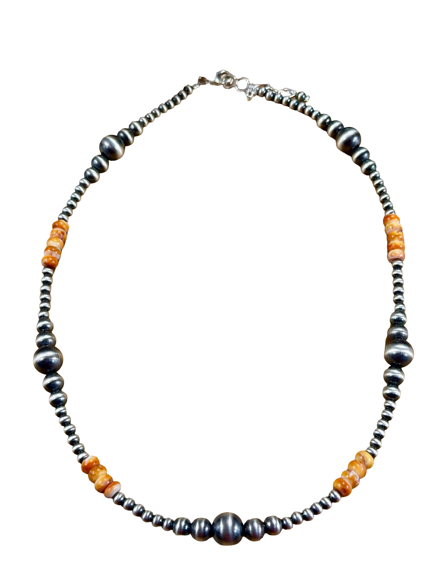 Spiny Oyster & Pearl Bead Necklace