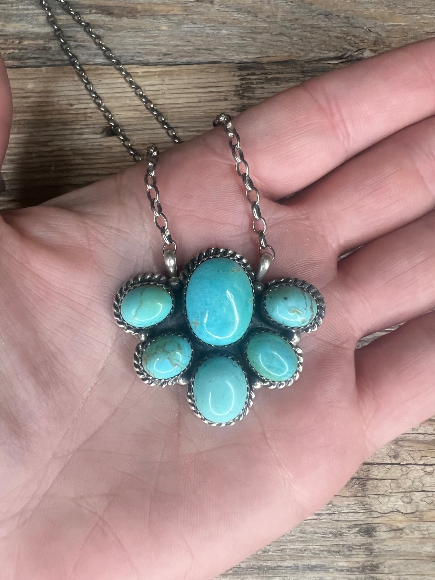 Kingman 6 stone Necklace