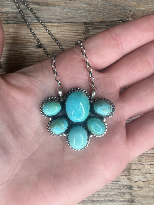 Kingman 6 stone Necklace