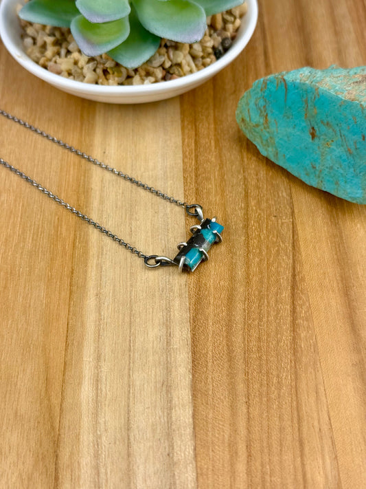 Kingman Turquoise Mini Waterproof Necklace