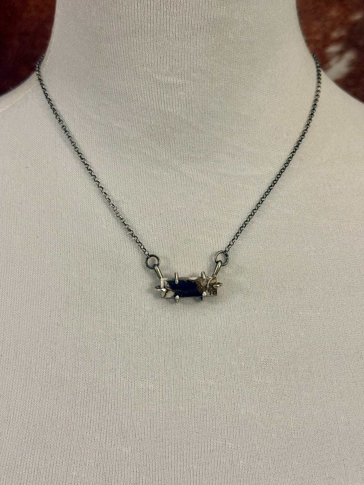 White Buffalo Crush Mini Waterproof Necklace