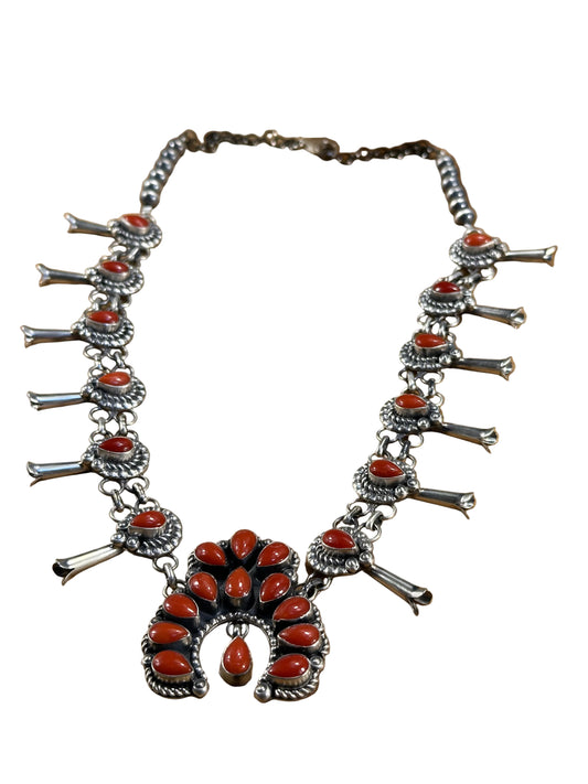 Coral Cluster Necklace