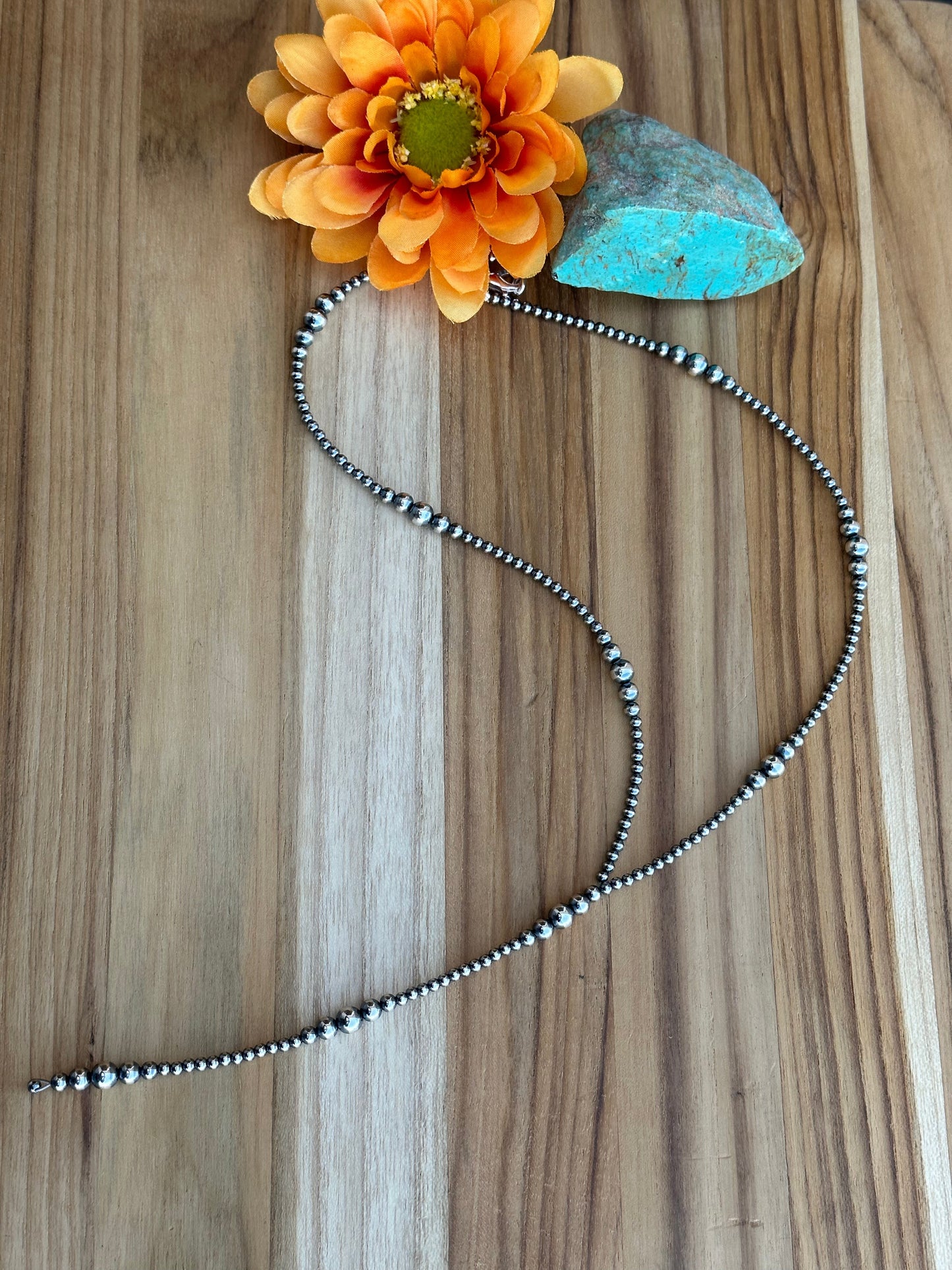 18" Sterling Pearl Y-Necklace