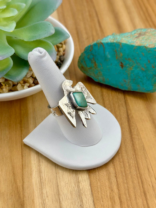 Kingman Thunderbird Sterling Ring