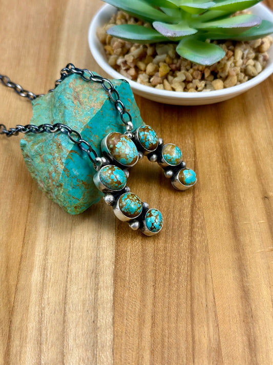 #8 Turquoise Naja Necklace