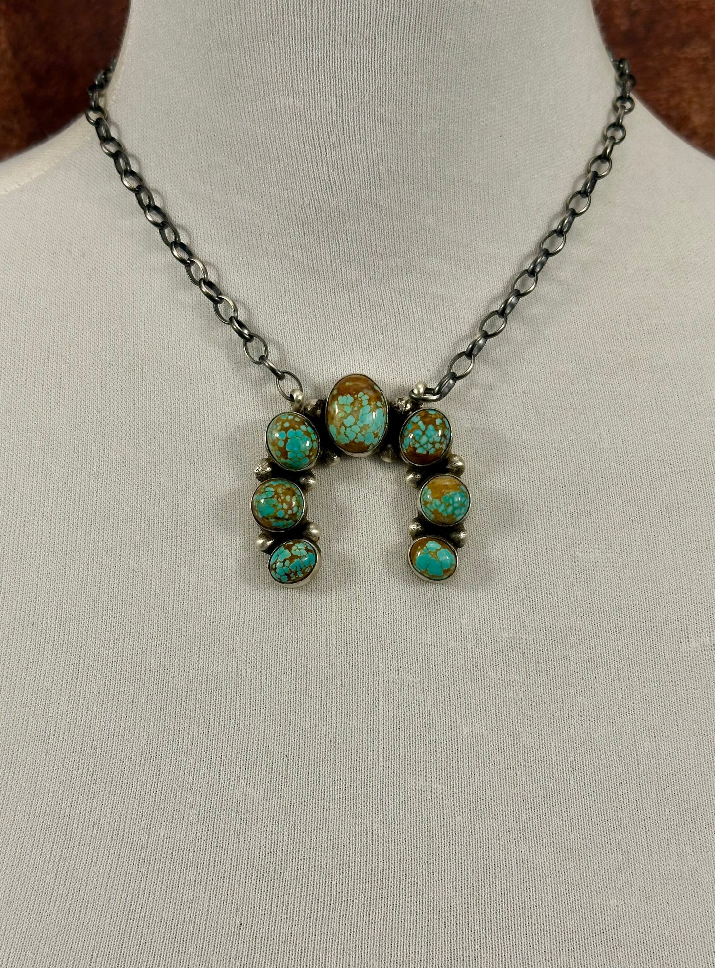 #8 Turquoise Naja Necklace