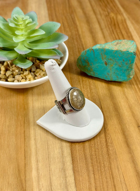 Kingman Turquoise Single Stone Ring