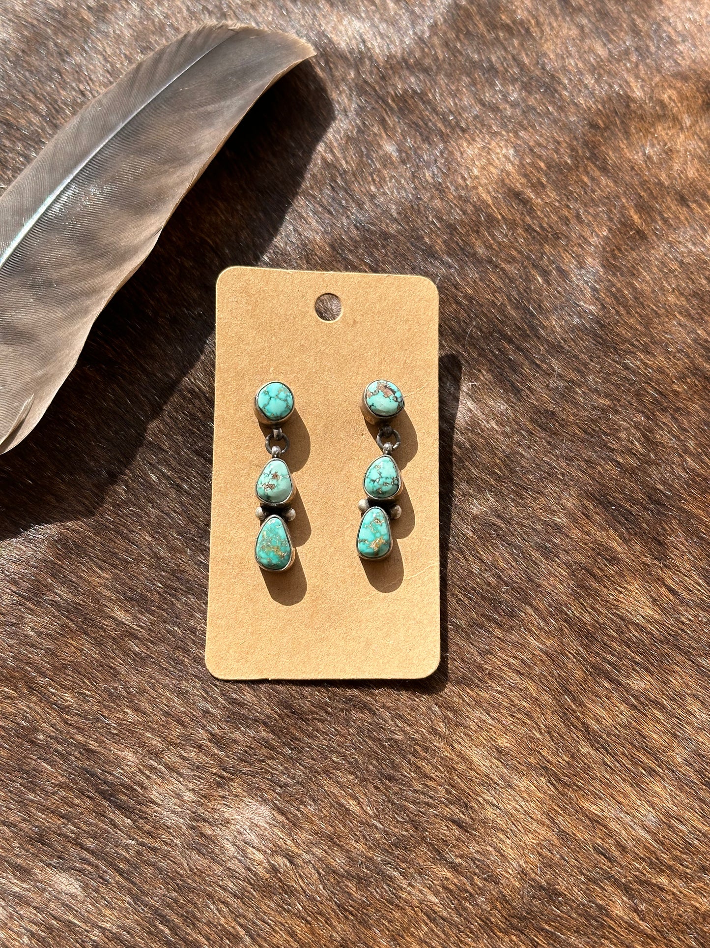 Sonoran Gold 3 Stone Dangle