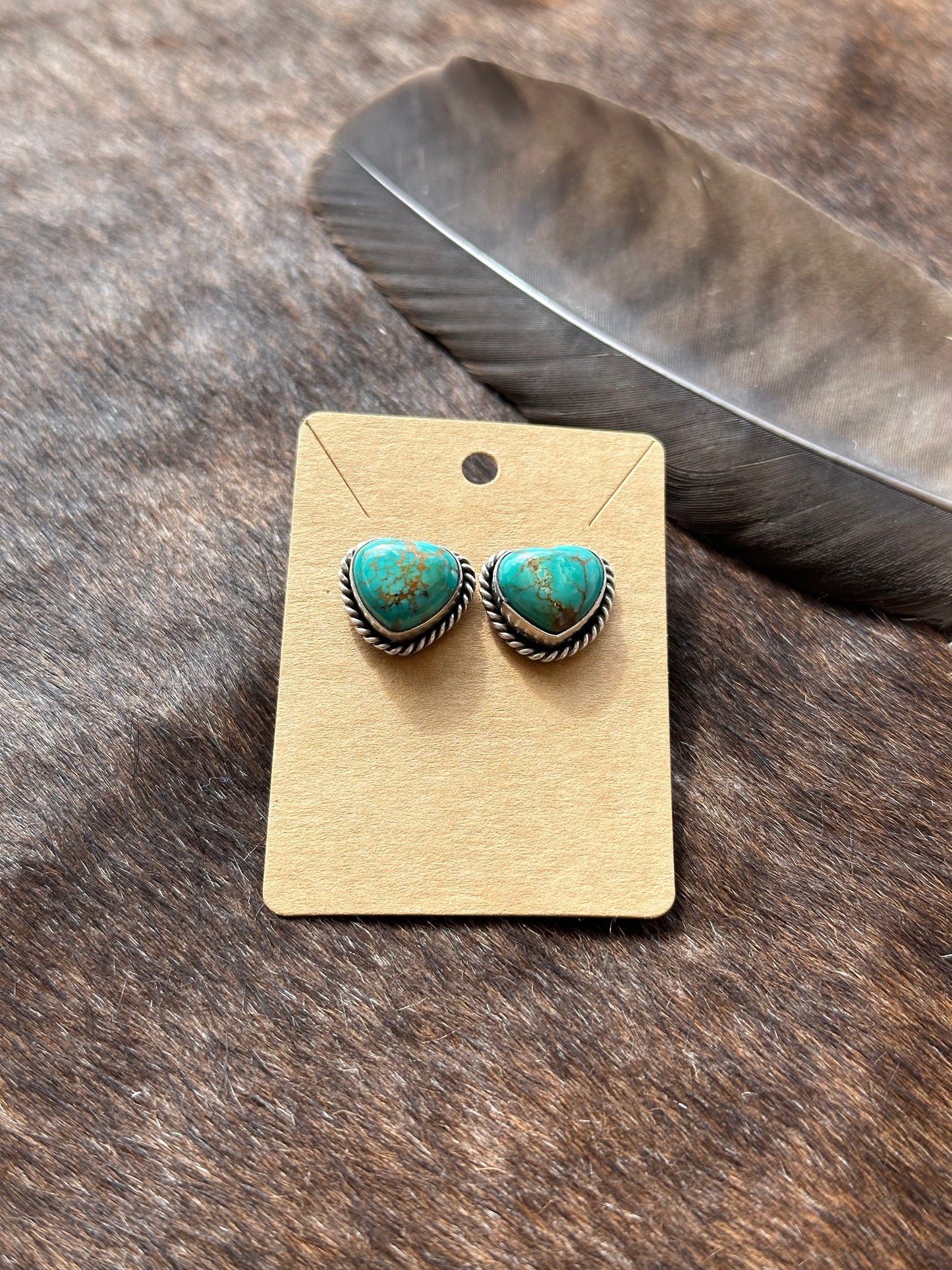 Kingman Heart Earrings