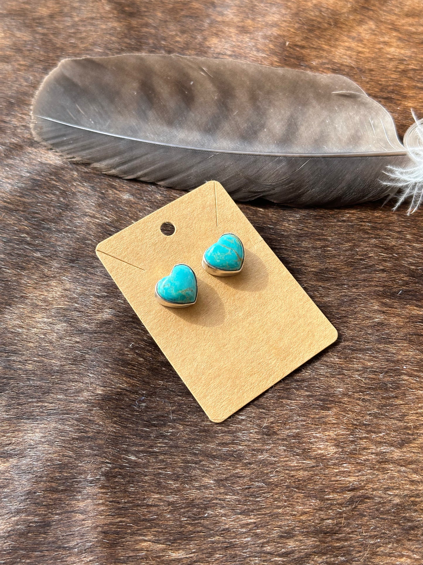 Kingman Heart Earrings