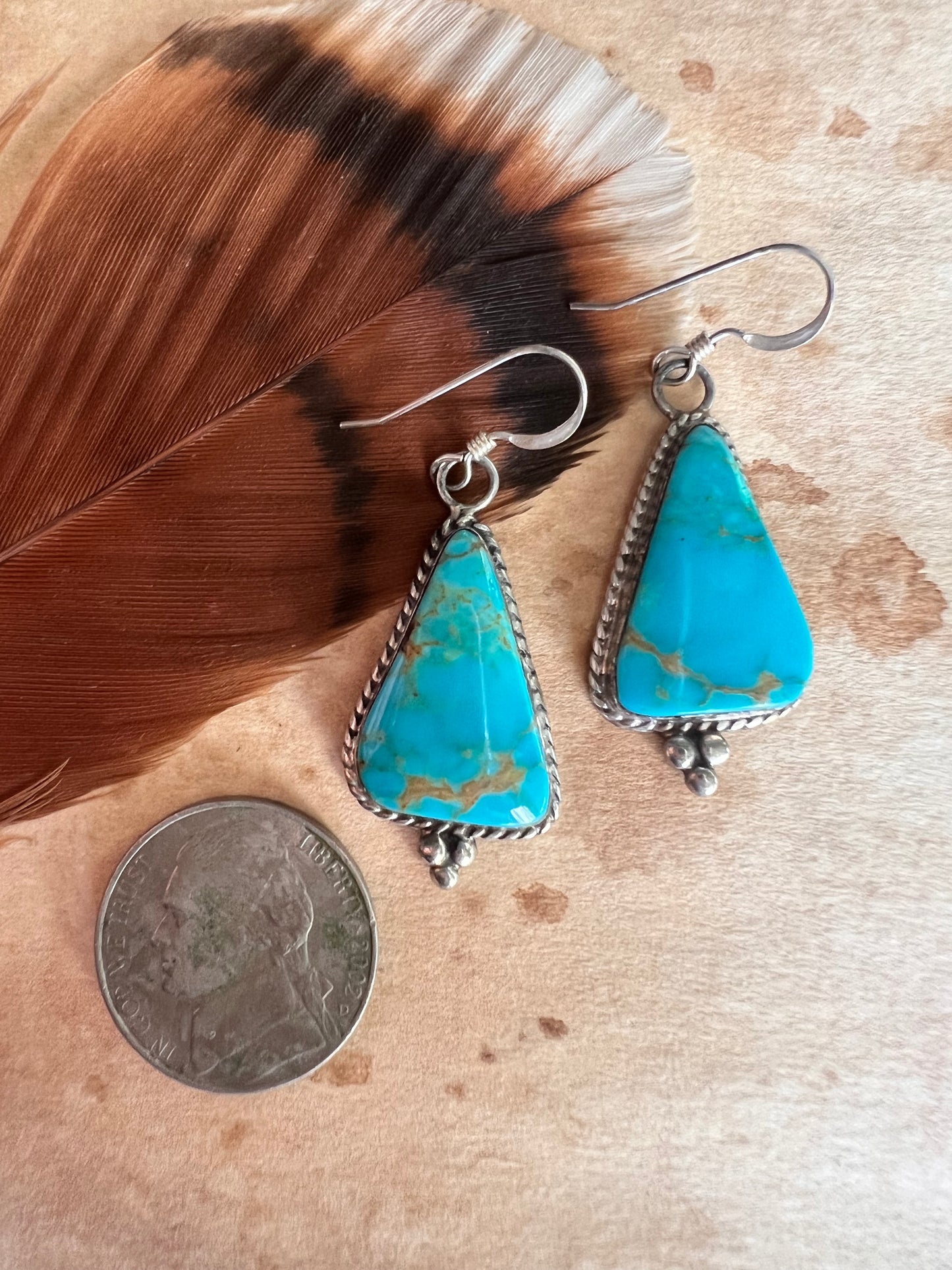 Kingman Triangle Earrings