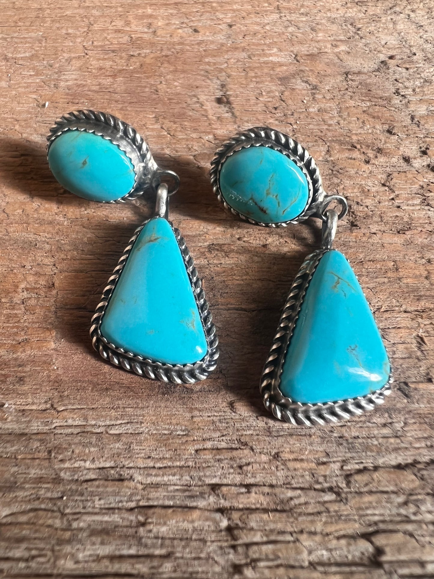 2 Stone Kingman earring