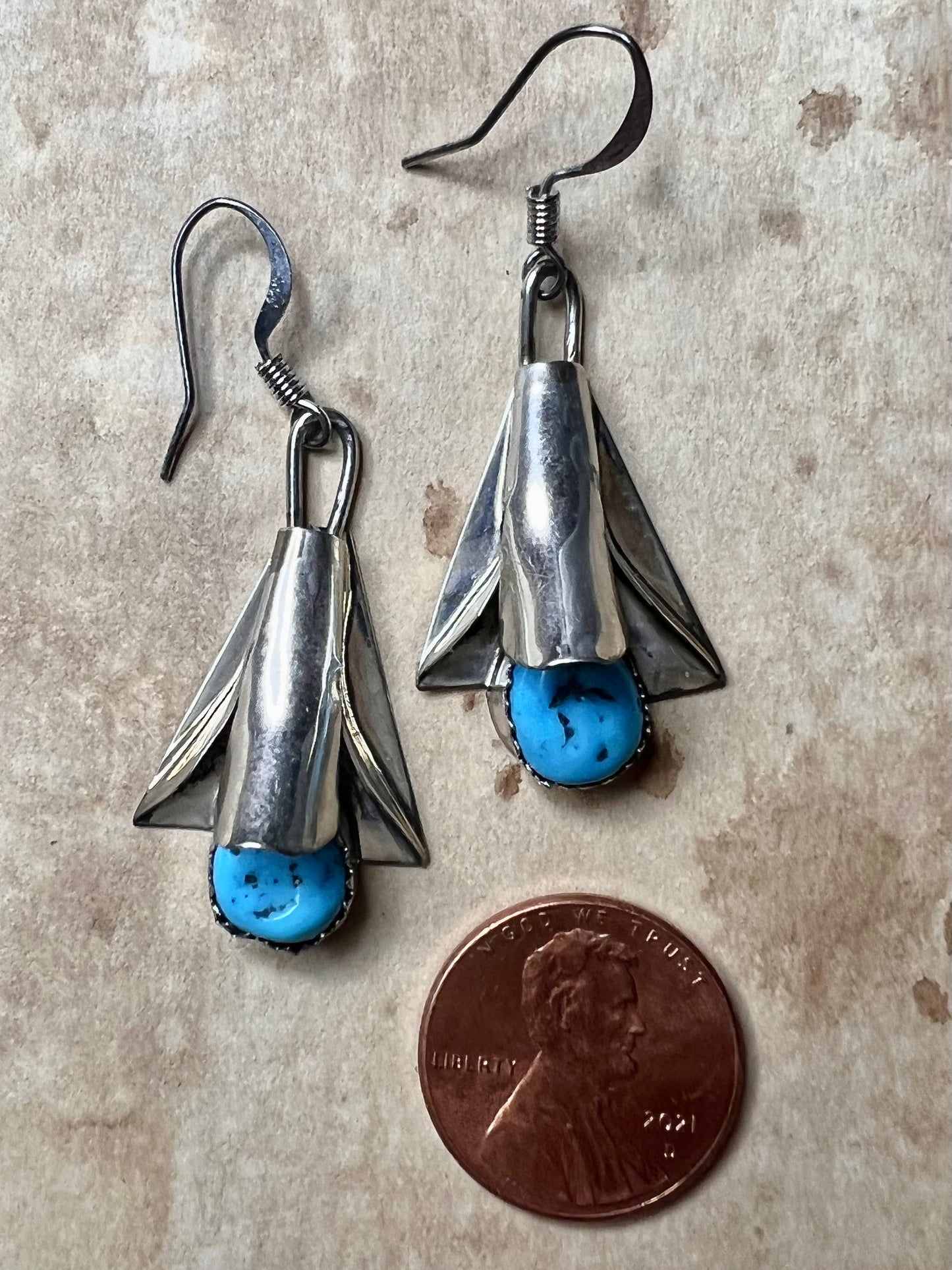 Sleeping Beauty Blossom Earrings