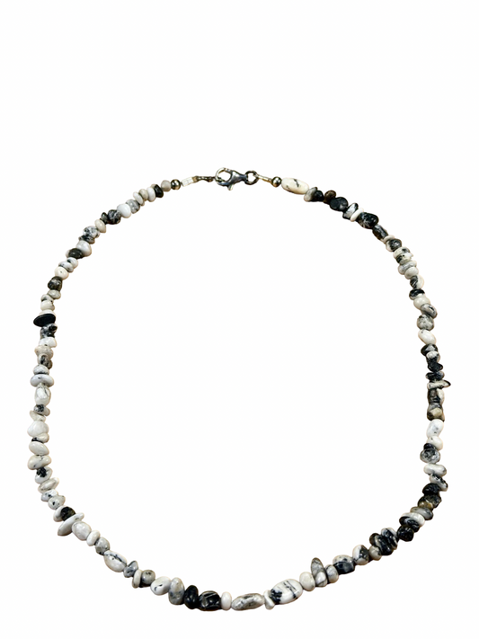 White Buffalo Chip Necklace