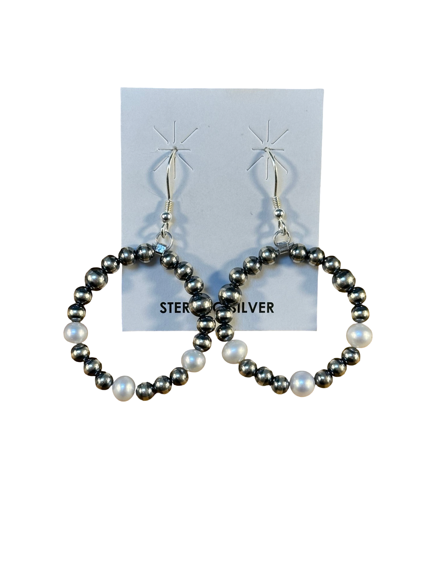 Freshwater & Sterling Pearl Earrings