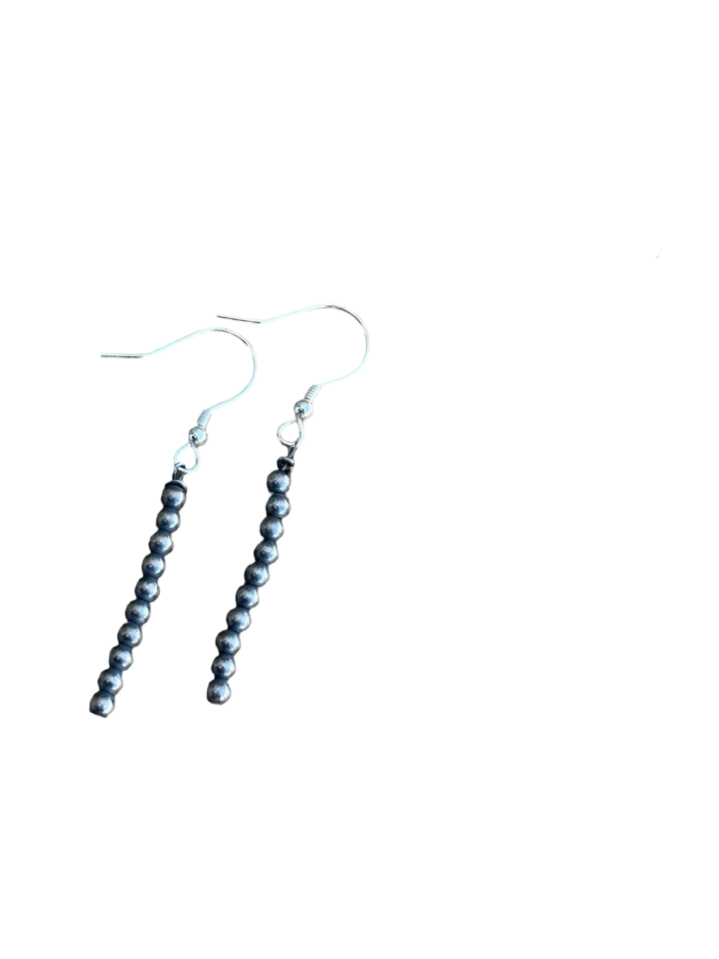 Sterling Pearl String Earrings