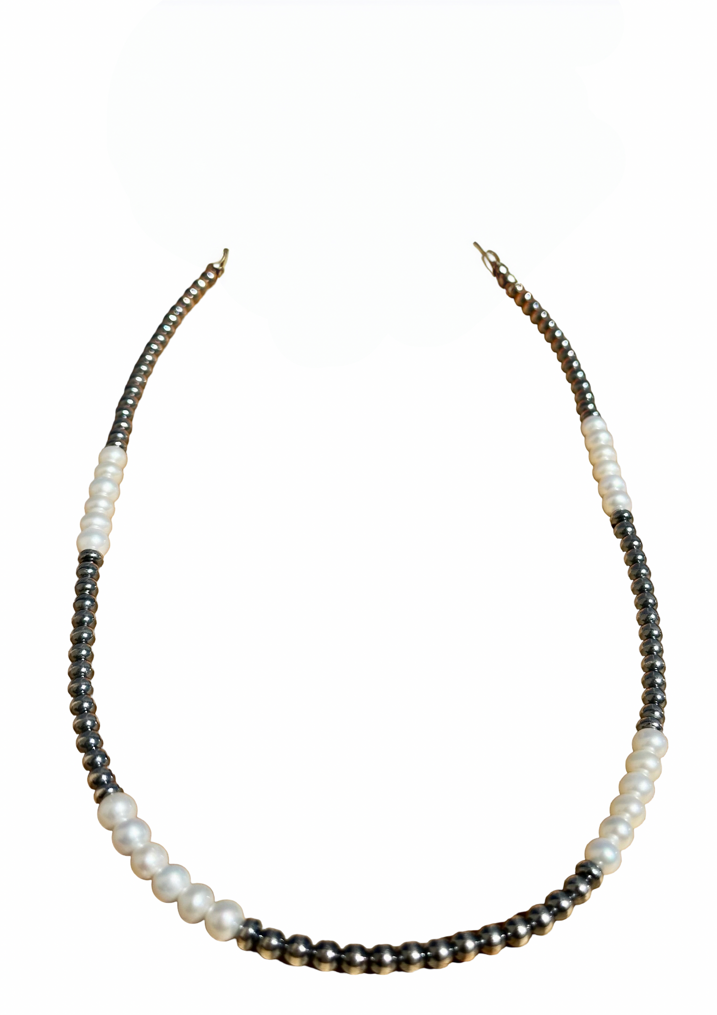 20" Sterling and Freshwater Pearl Necklace