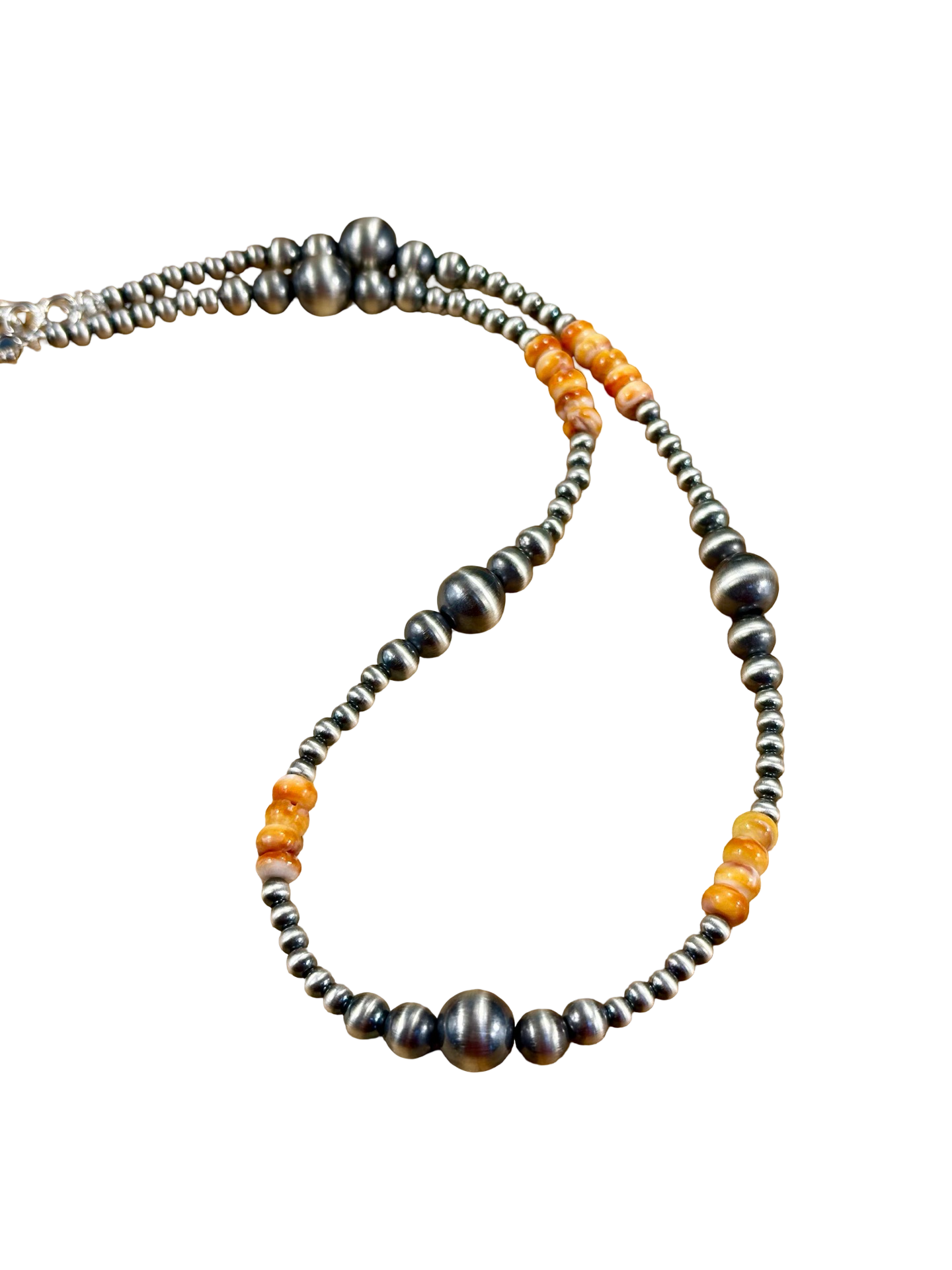Spiny Oyster & Pearl Bead Necklace