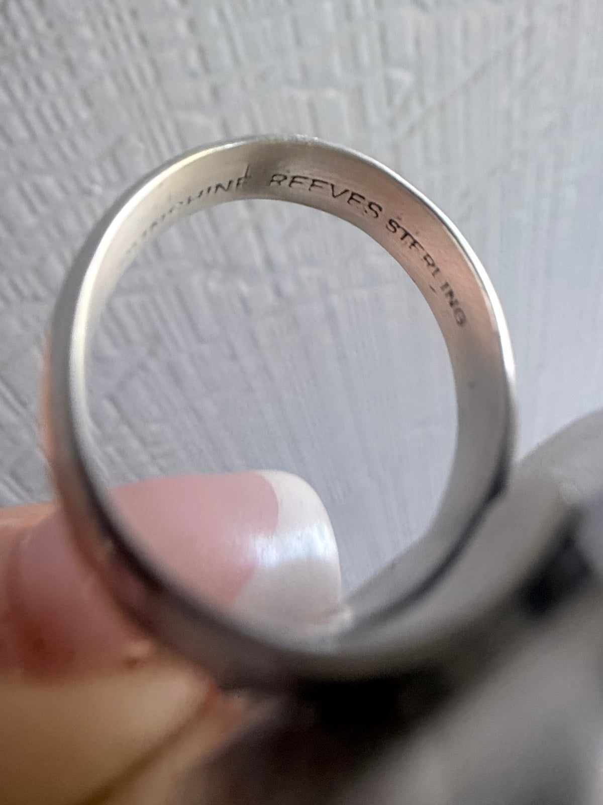 Sunshine Reeves Sterling Silver Heart Stamped Ring