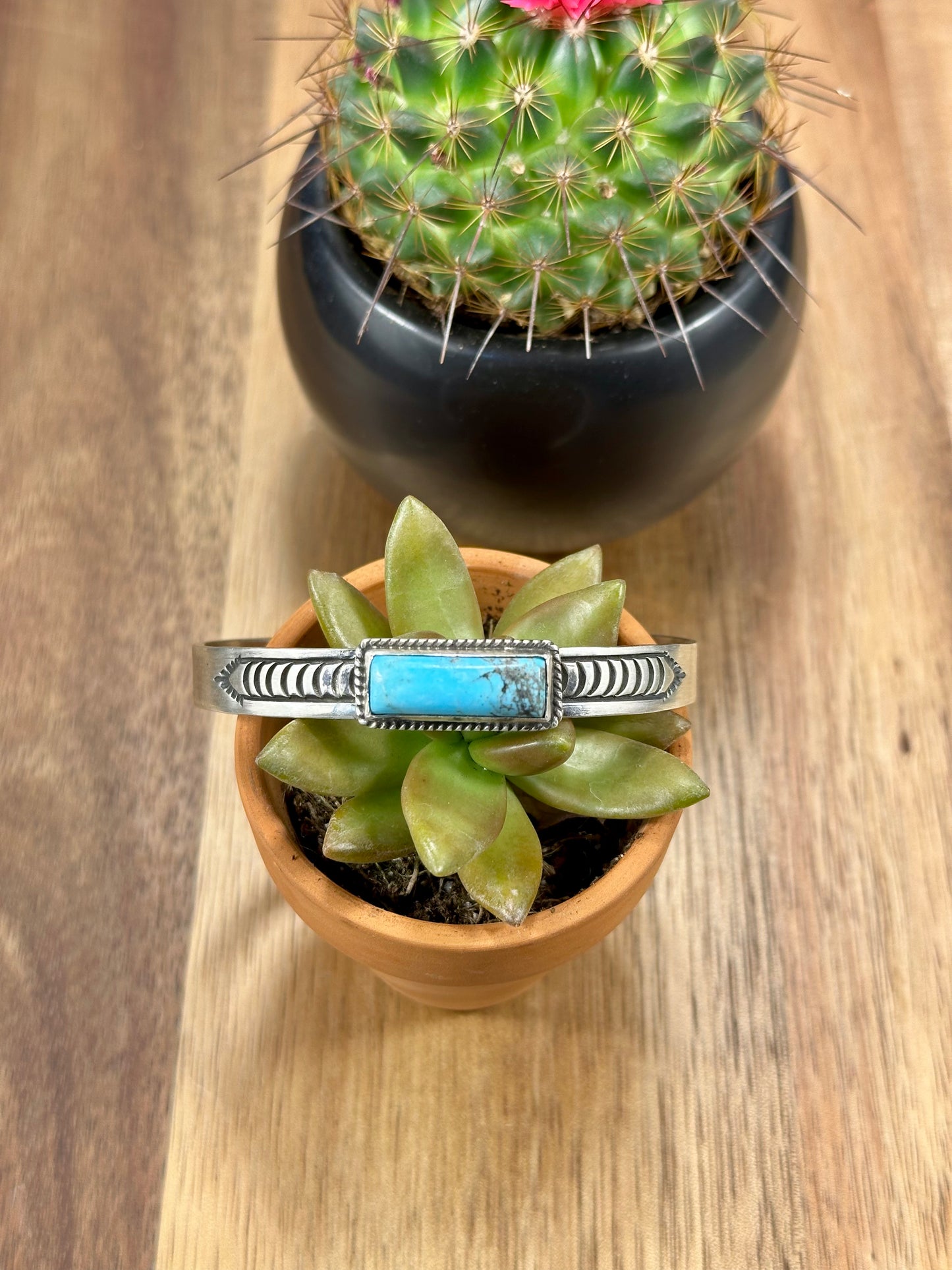 Kingman Bar Sterling Silver Cuff