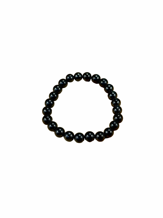 Hematite Pearl Stretch Bracelet