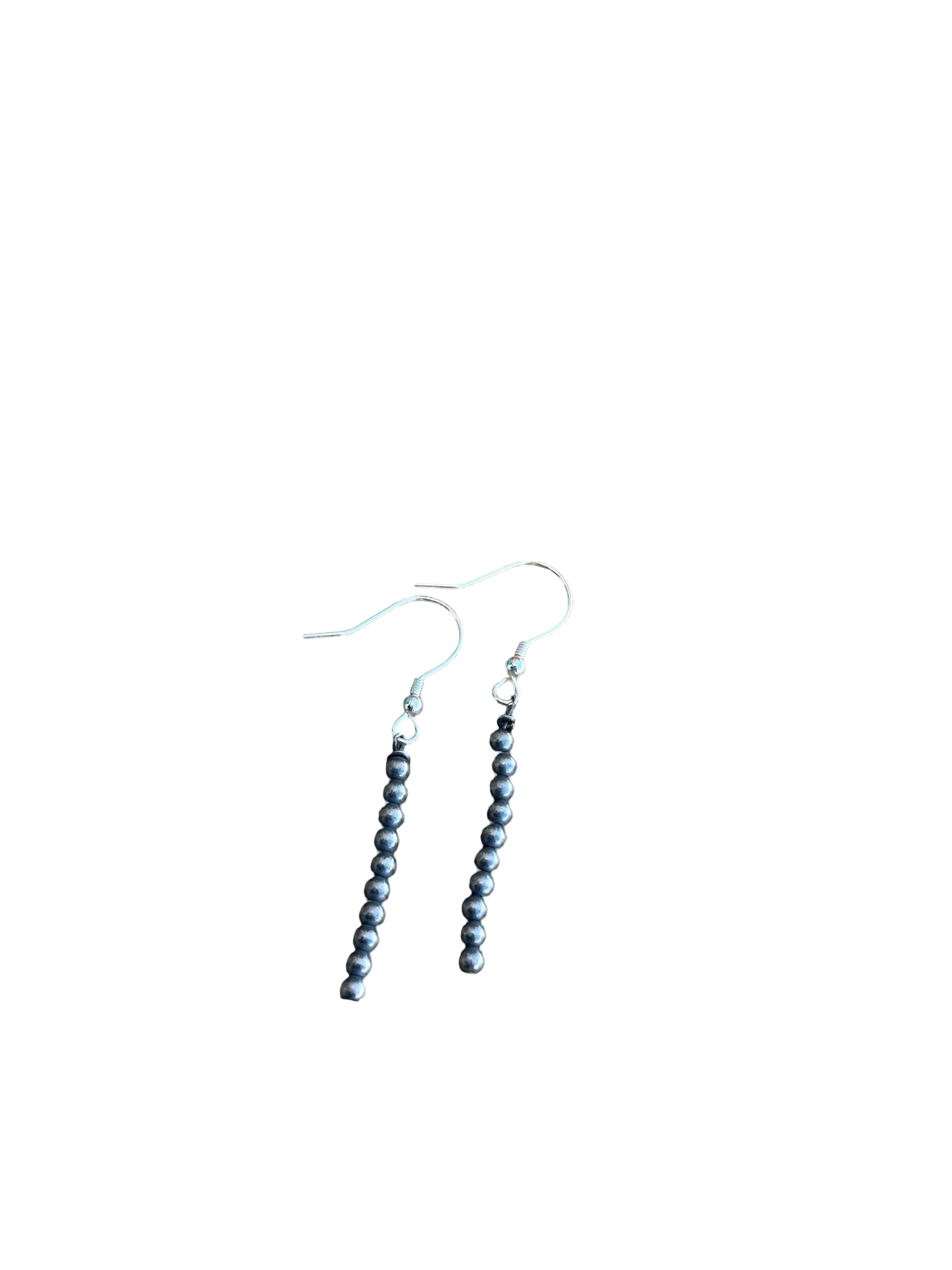 Sterling Pearl String Earrings
