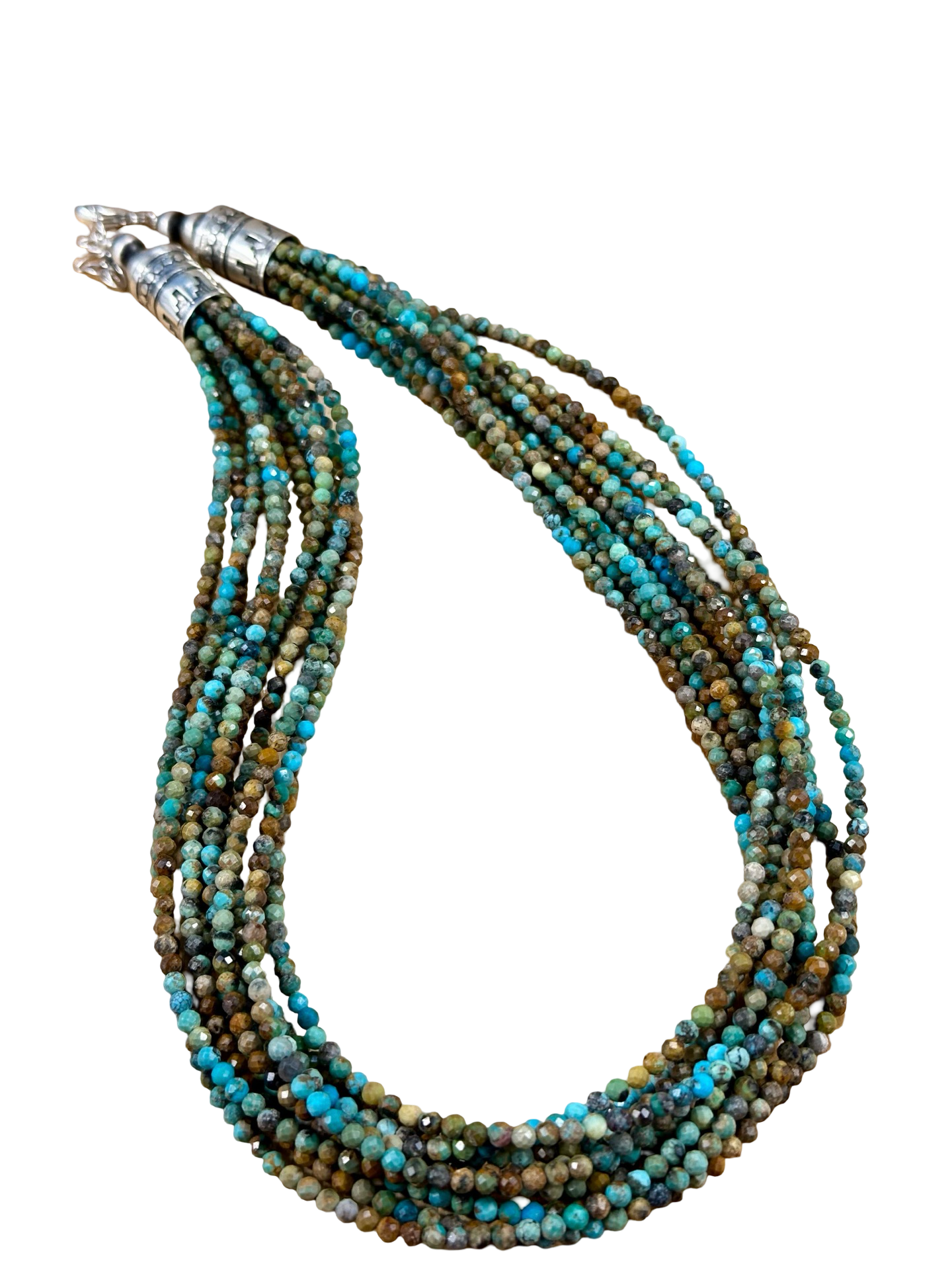 Kingman Turquoise Multi Strand Necklace