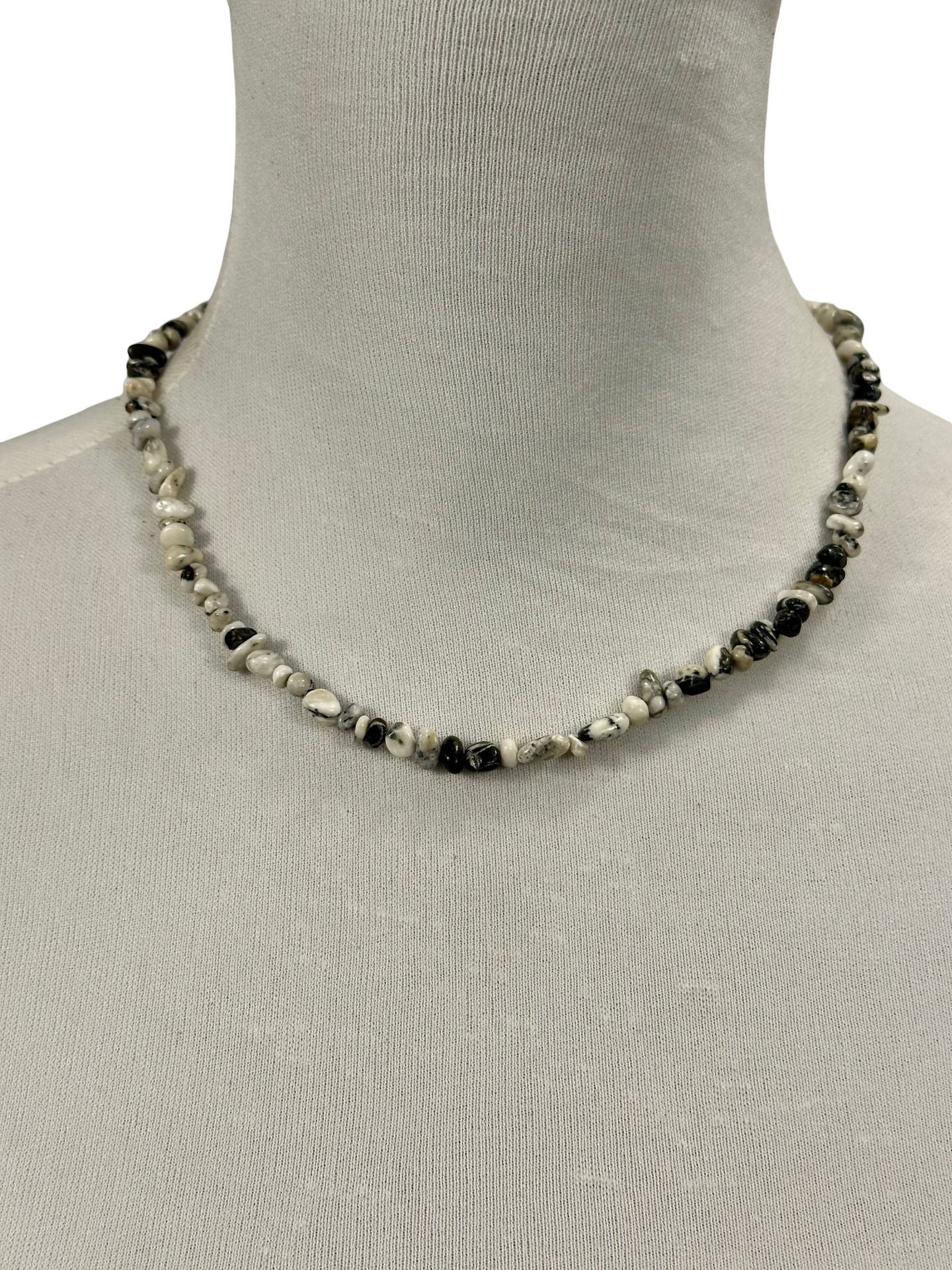 White Buffalo Chip Necklace