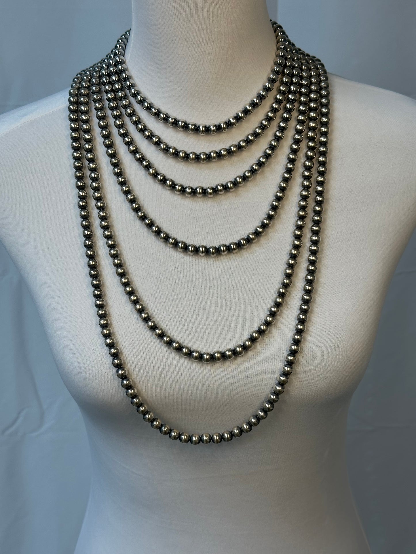 18" 8MM Sterling Pearls