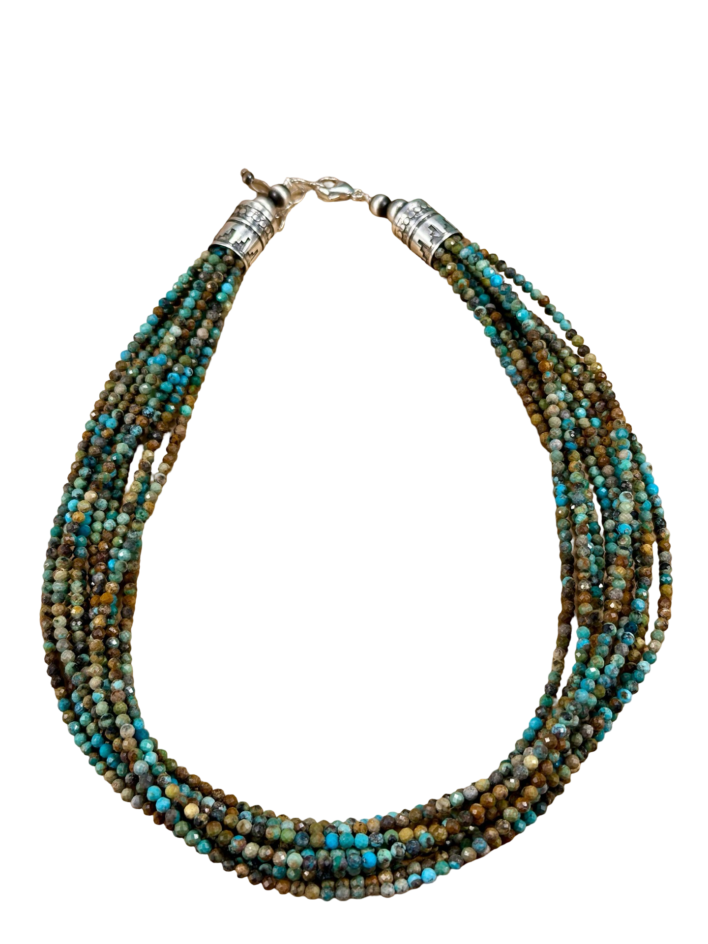Kingman Turquoise Multi Strand Necklace