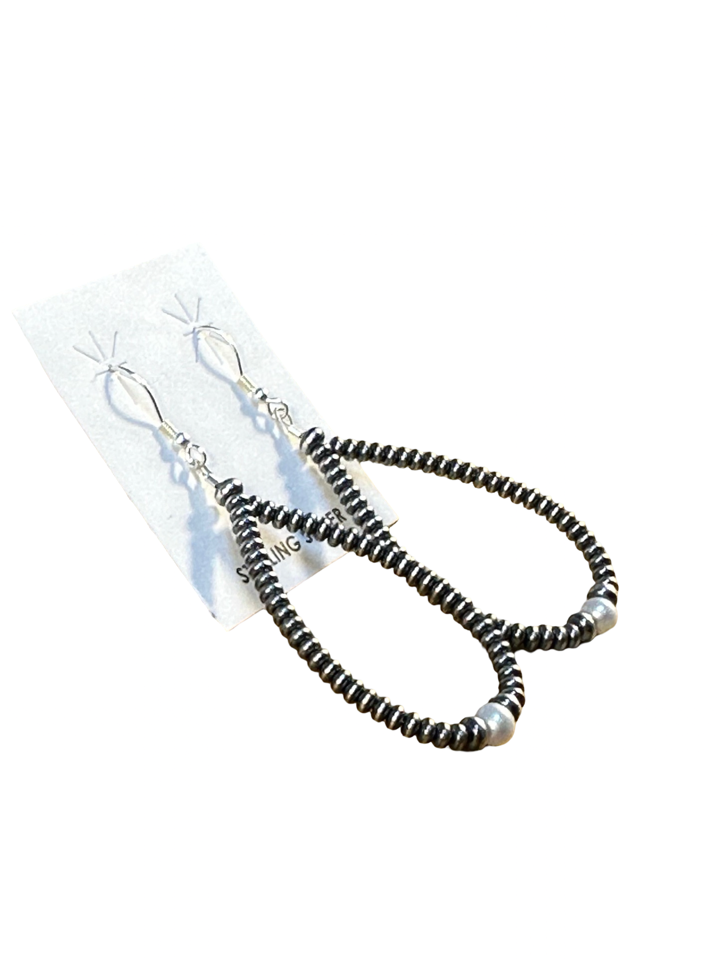 Single Freshwater Pearl & Sterling Pearl Teardrop Earrings