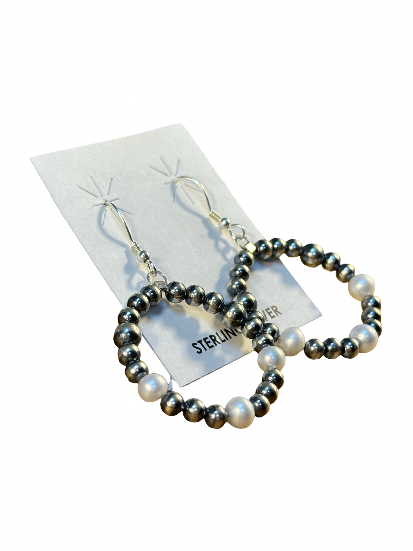 Freshwater & Sterling Pearl Earrings