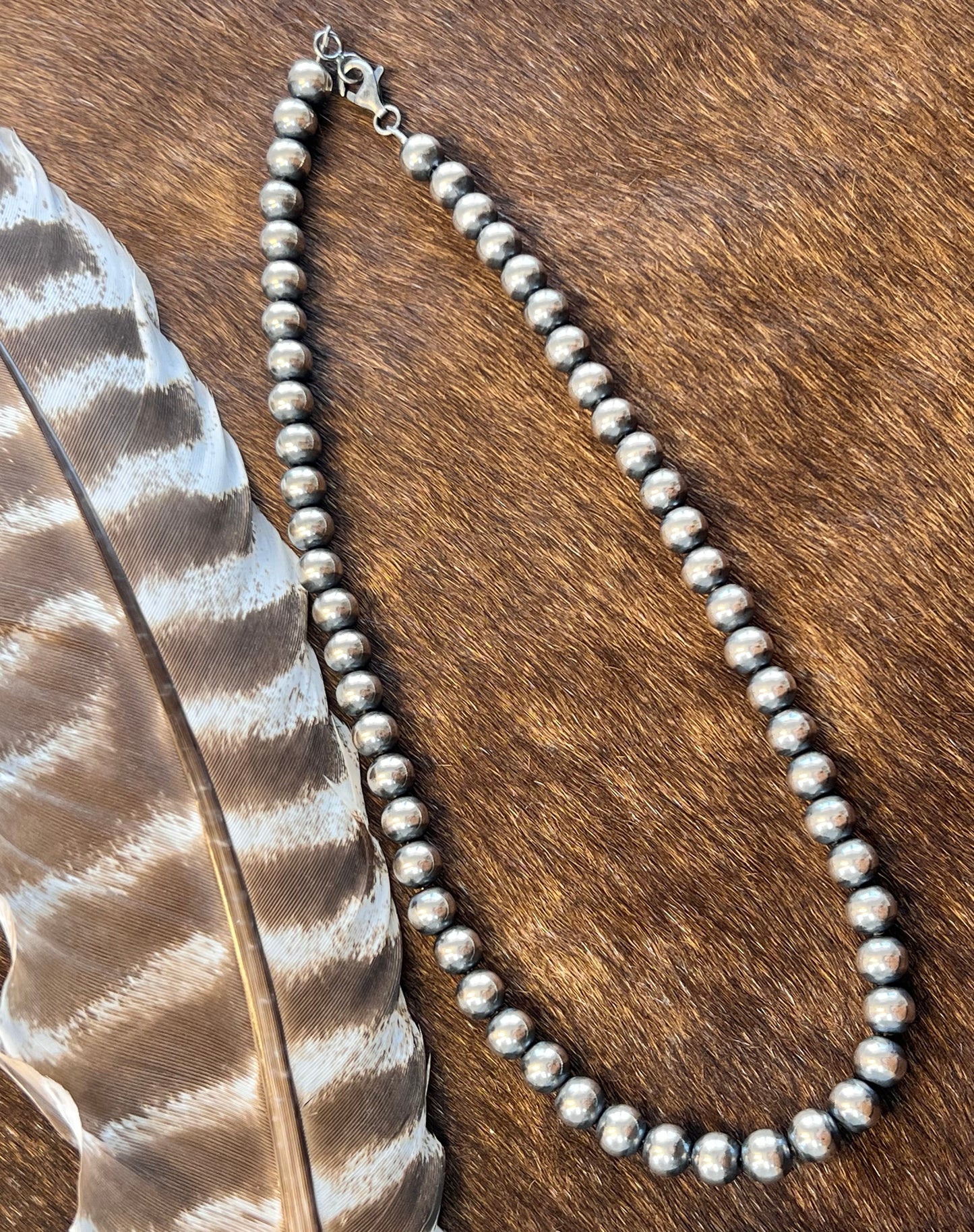 18" 8MM Sterling Pearls