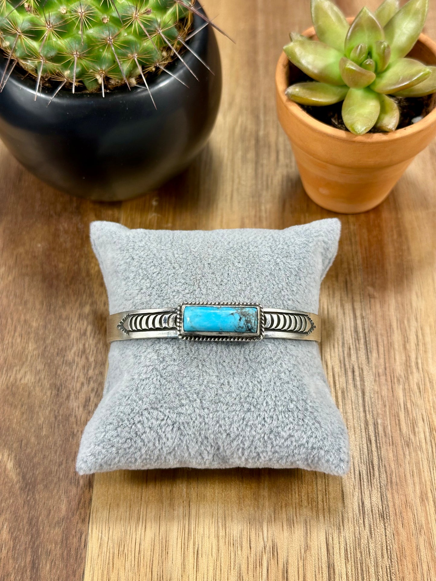 Kingman Bar Sterling Silver Cuff