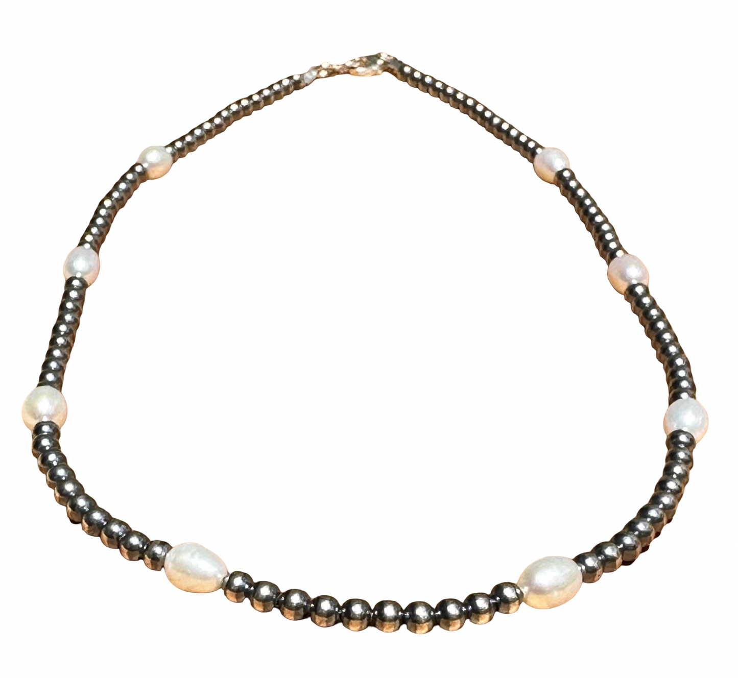 18” Sterling and Freshwater Pearl Necklace