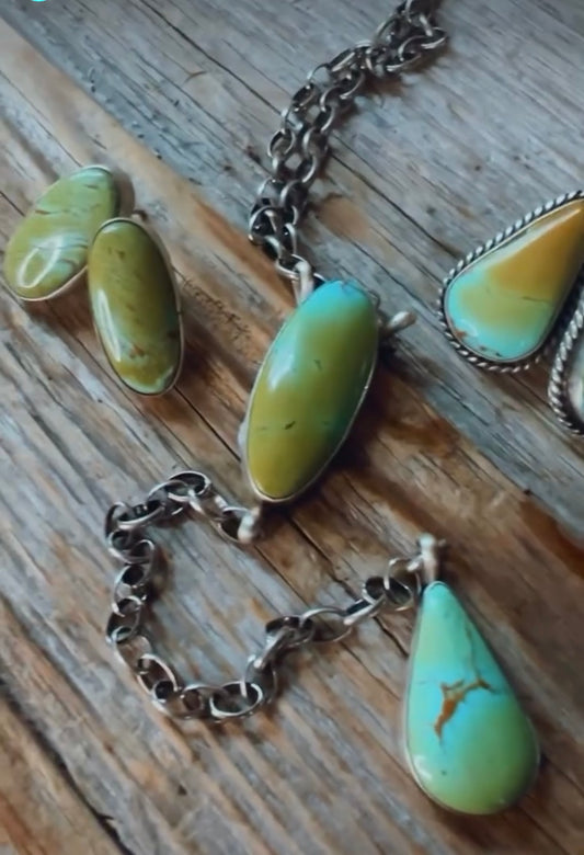 Viridescent Kingman Turquoise Set