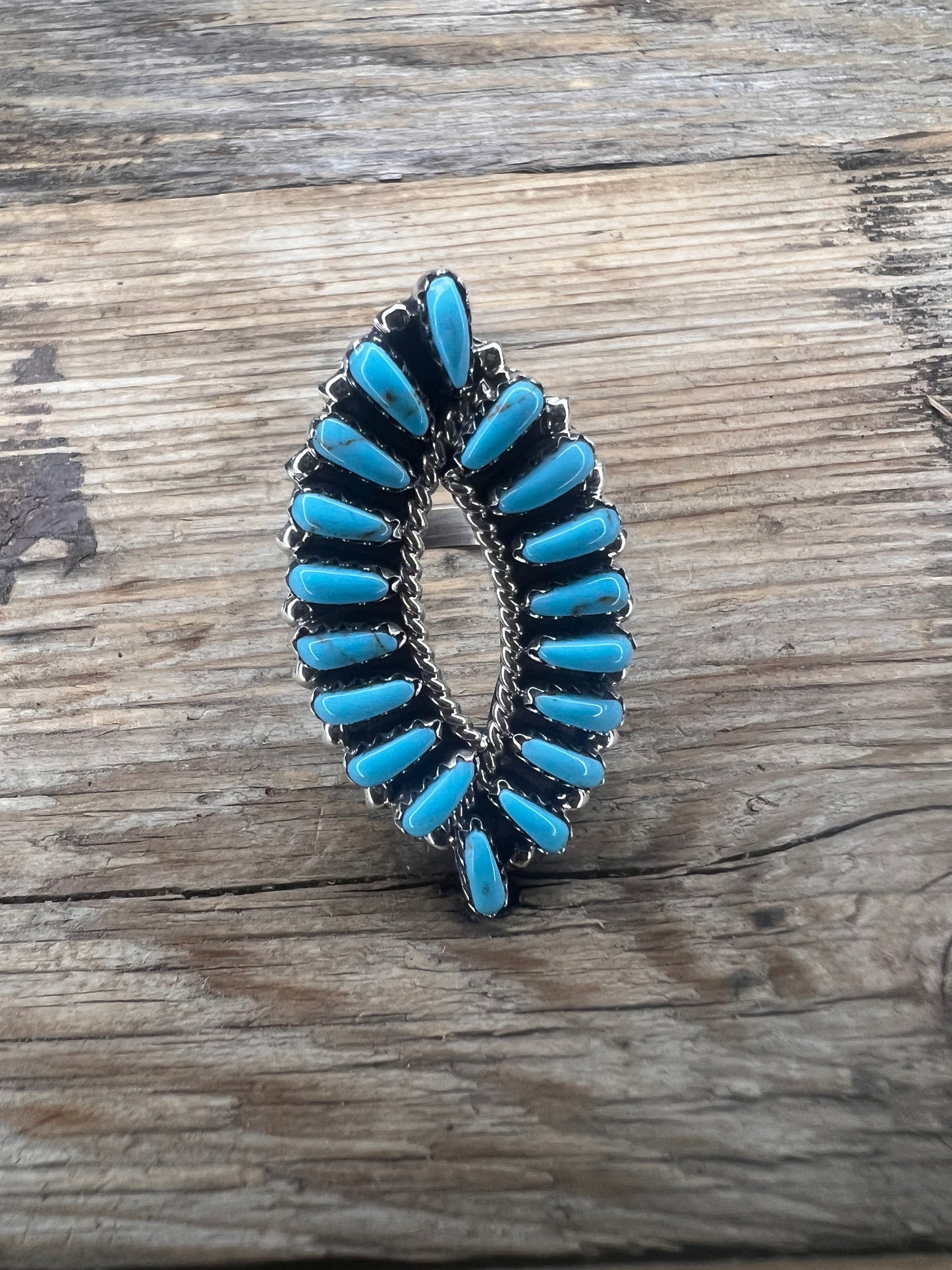 Kingman Leaf Ring
