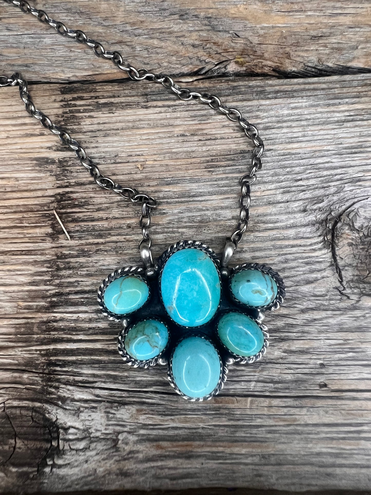 Kingman 6 stone Necklace