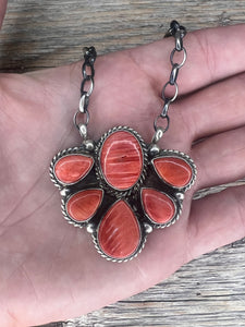 Red Spiny Oyster Necklace