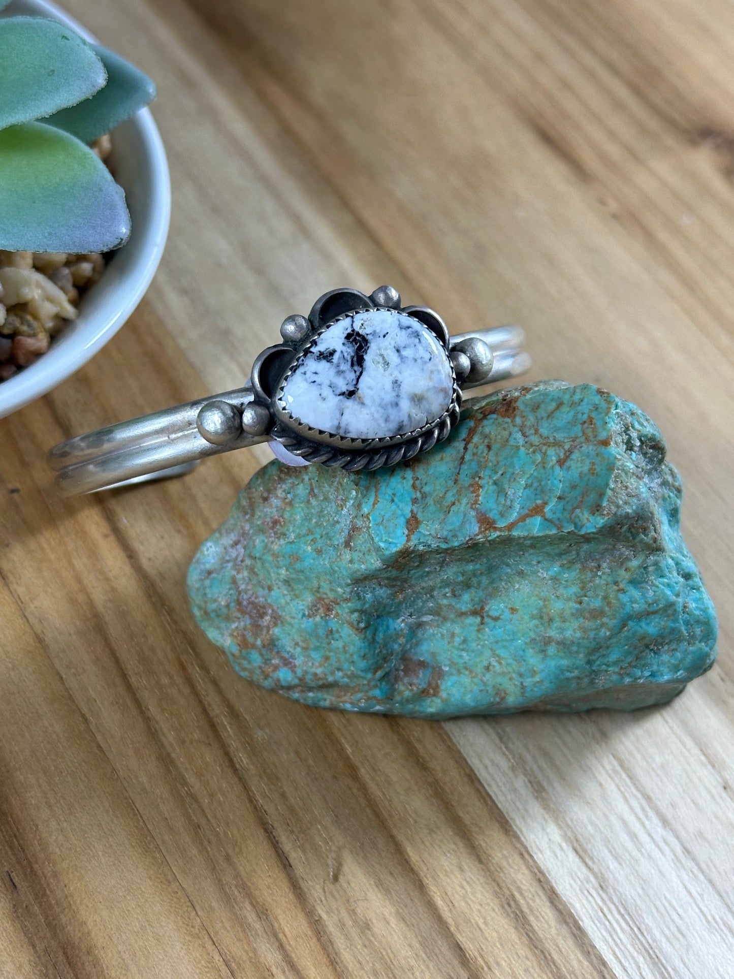 White Buffalo Cuff