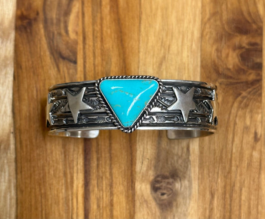 Kingman Turquoise Star Bracelet