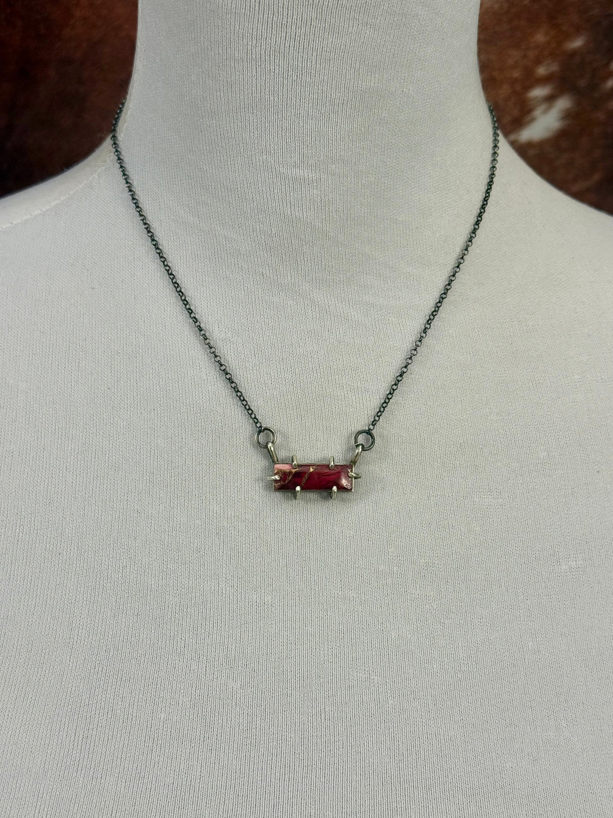 Dahlia Rose Sterling Waterproof Necklace