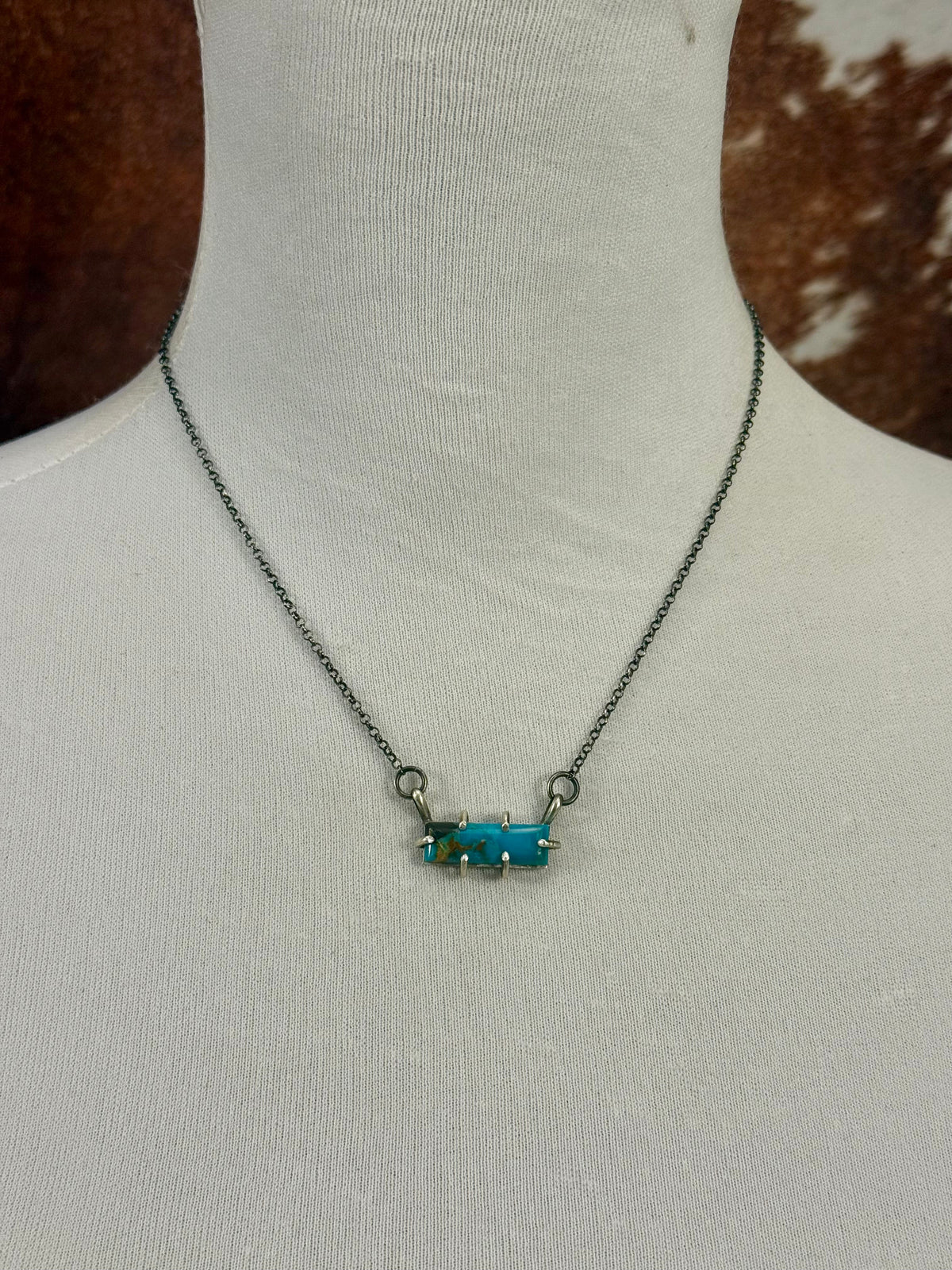 Kingman Turquoise Mini Waterproof Necklace