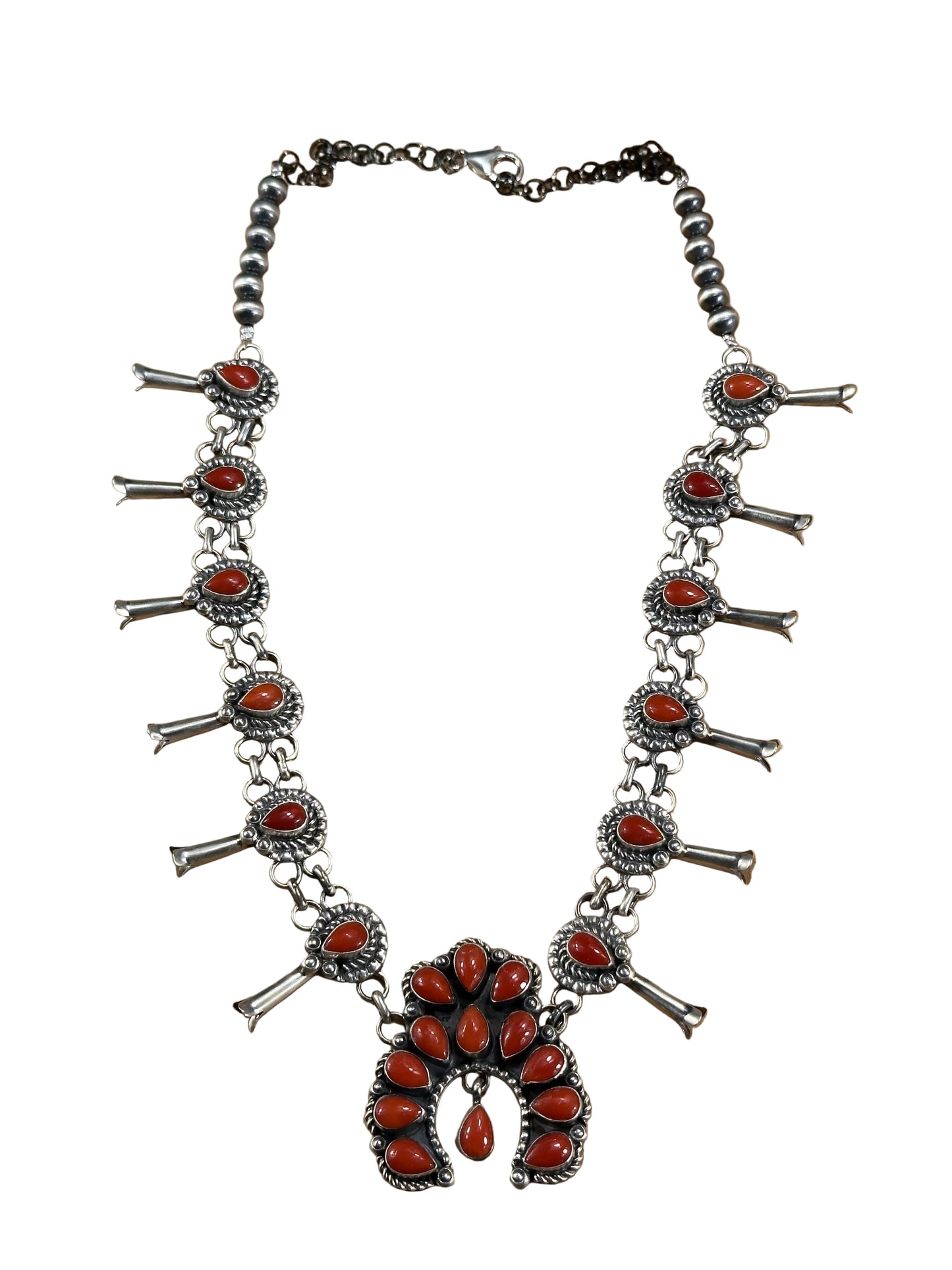 Coral Cluster Necklace