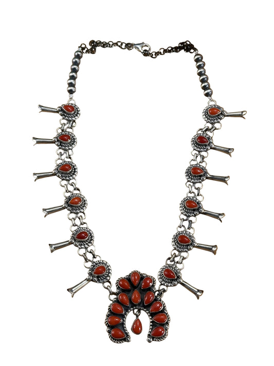 Coral Cluster Necklace