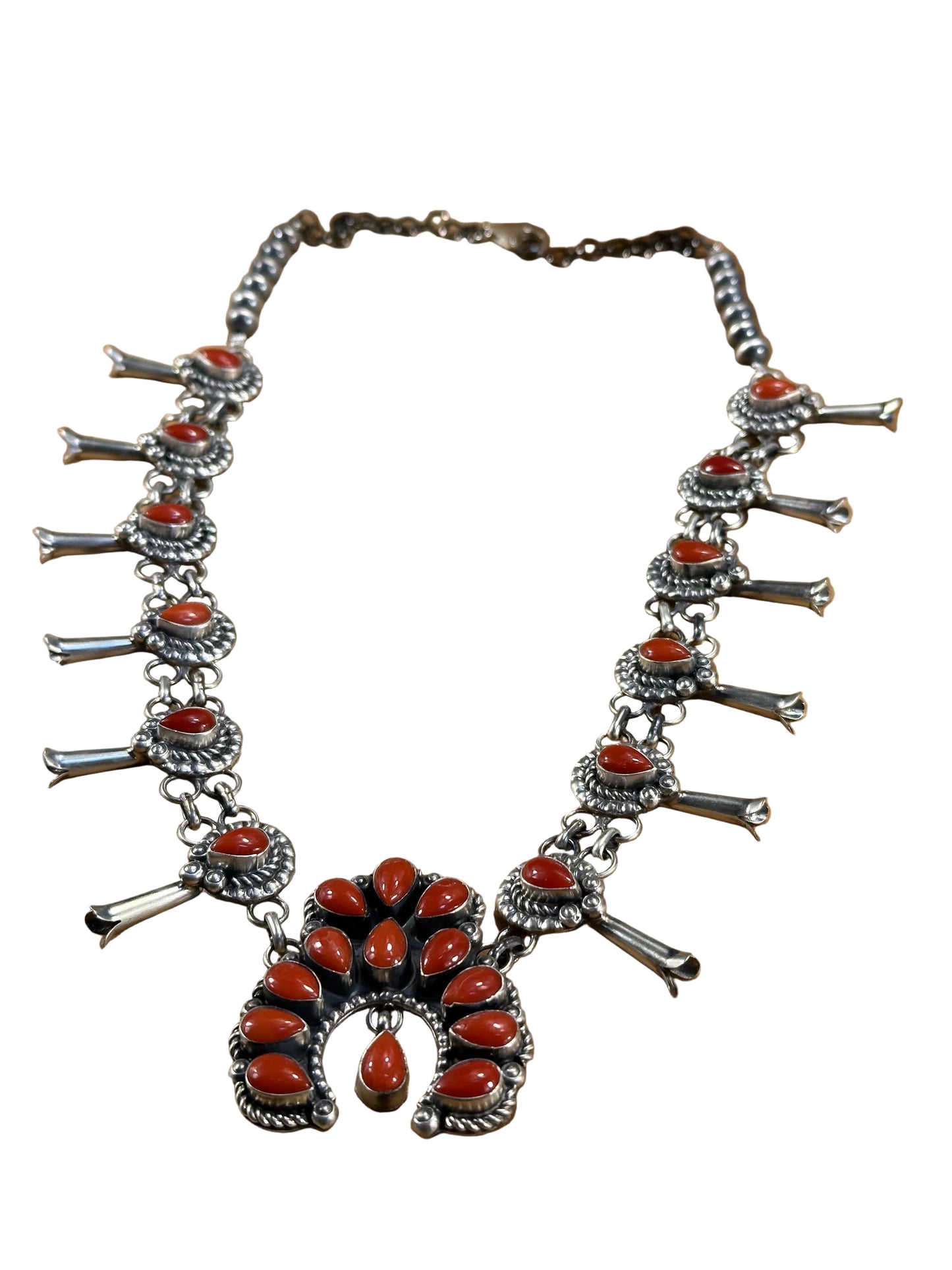 Coral Cluster Necklace