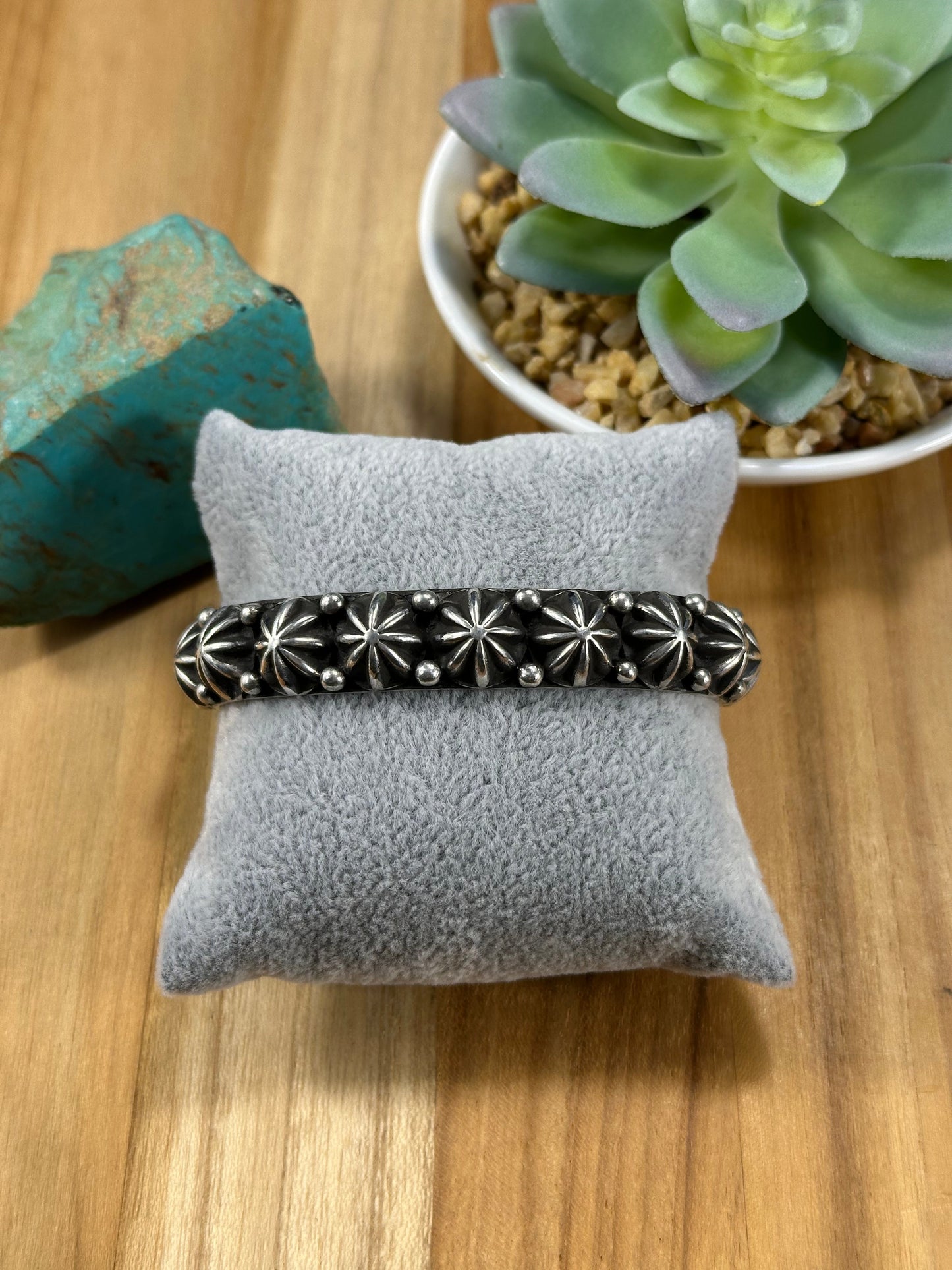 Sterling Silver Star Cuff