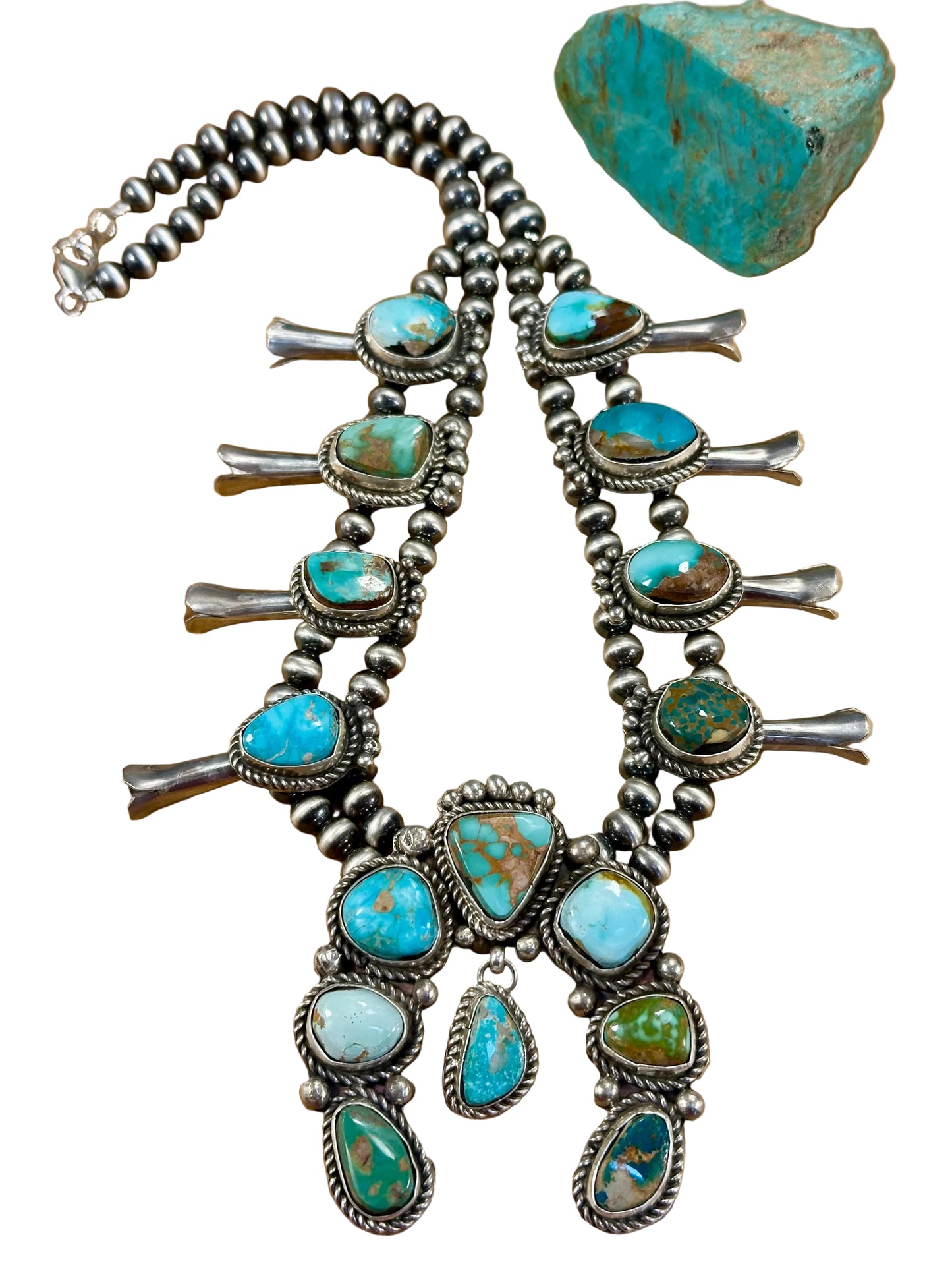 Royston Squash Blossom Necklace