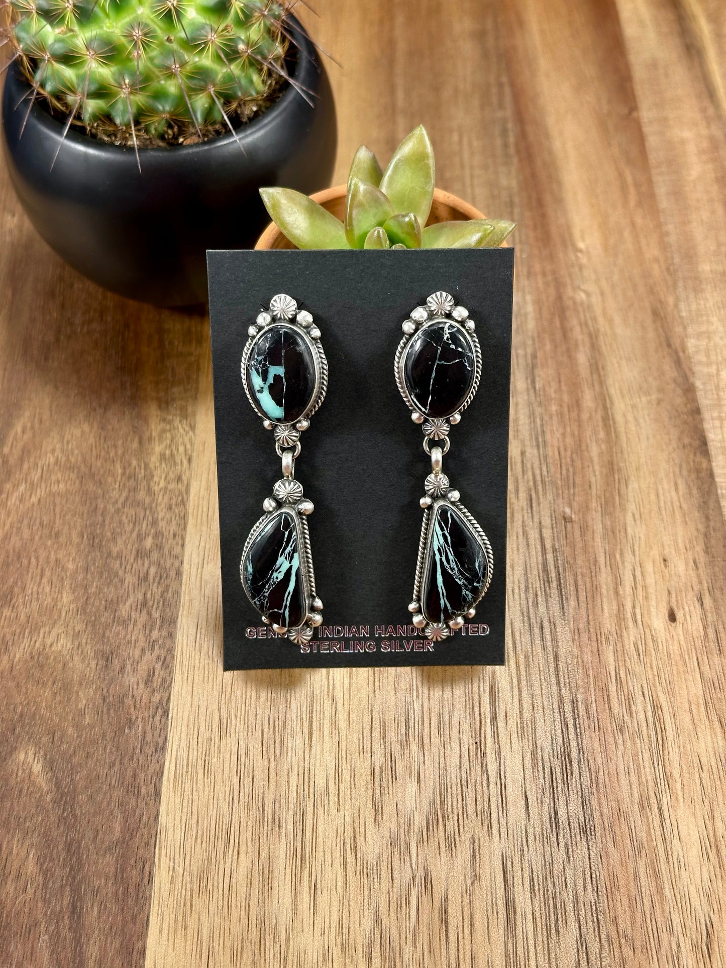 Black Jack Turquoise Necklace Set